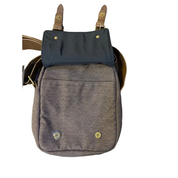 Caseable Bag NEW Shoulder Travel Brown Blue/Gray Unisex - Picture 4 of 8